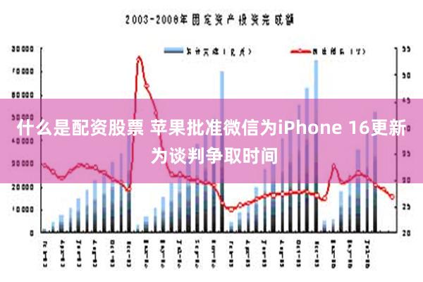 什么是配资股票 苹果批准微信为iPhone 16更新 为谈判争取时间